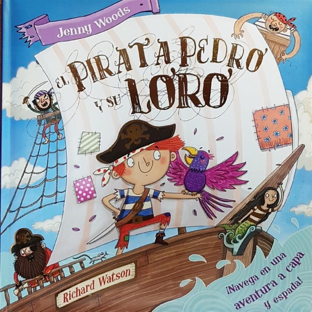 Papel EL PIRATA PEDRO Y SU LORO