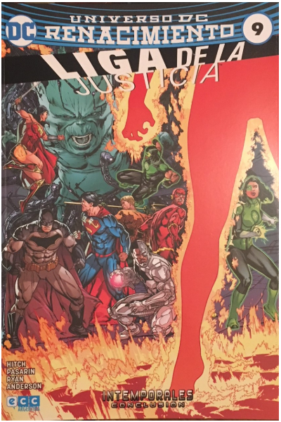Papel LIGA DE LA JUSTICIA 9 DC UNIVERSO DE RENACIMIENTO