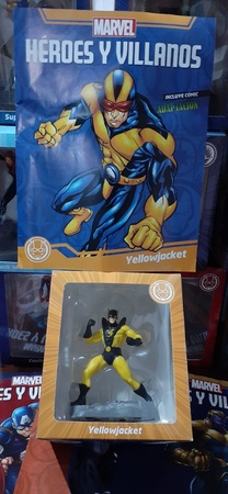 Papel YELLOWJACKET MARVEL HEROES Y VILLANOS