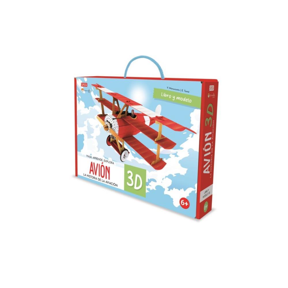 Papel Construye El Avion 3D