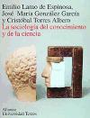  SOCIOLOGIA DEL CONOCIMIENTO Y DE LA CIENCIA  LA