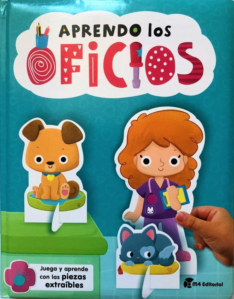 Papel APRENDO LOS OFICIOS JUEGA Y APRENDE CON LAS PIEZA EXTRAIBLES