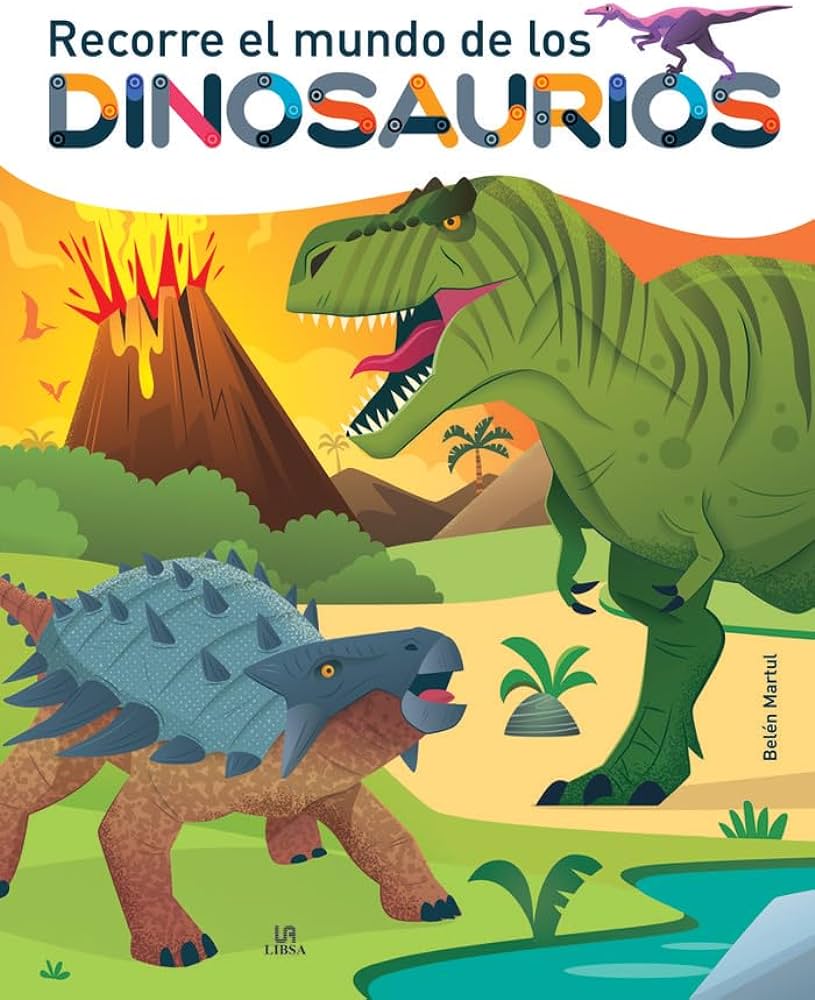 Papel RECORRE EL MUNDO DE LOS DINOSAURIOS