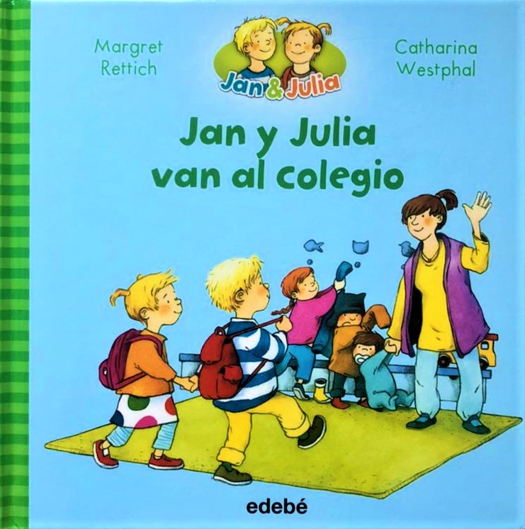 Papel JAN Y JULIA VAN AL COLEGIO