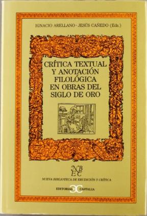  CRITICA TEXTUAL Y ANOTACION FILOLOGICA