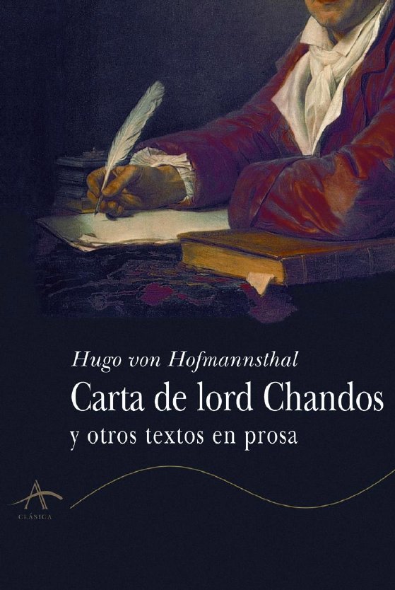  CARTA DE LORD CHANDOS Y OTROS TEXTOS EN PROSA