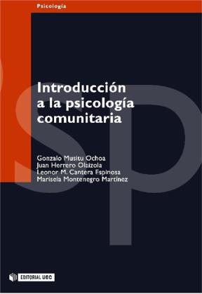 E-book Introducción A La Psicología Comunitaria