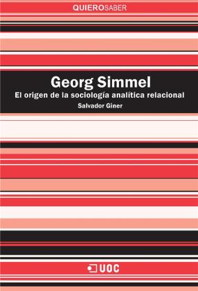 E-book Georg Simmel. El Origen De La Sociología Analítica Relacional