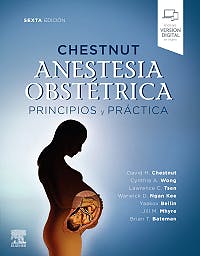 Papel Anestesia Obstetrica. Principios Y Practica 6 Ed.  2020