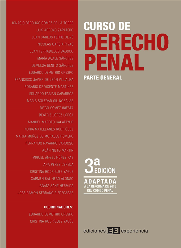 E-book Curso De Derecho Penal. Parte General. 3ª Edición