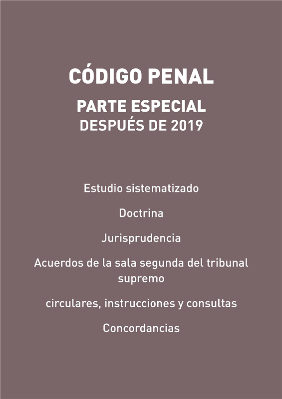 E-book Código Penal. Parte Especial. Después De 2019