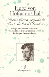  POESIA LIRICA  SEGUIDA DE CARTA DE LORD CHANDOS