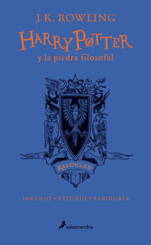 Papel Harry Potter Y La Piedra Filosofal Azul Ravenclaw