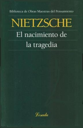 Papel Nacimiento De La Tragedia, El