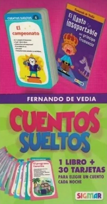 Papel Cuentos Sueltos, 1 Libro + 30 Tarjetas