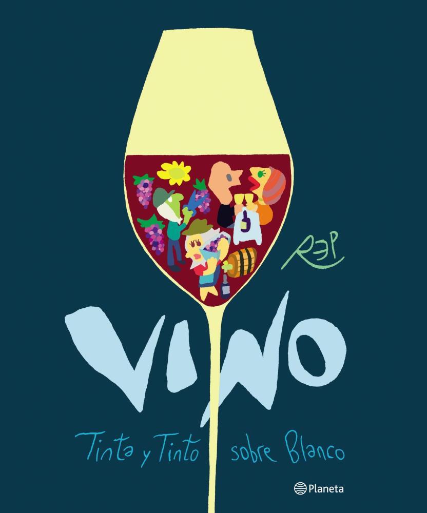 Papel Vino Tinta Y Tinto Sobre Blanco