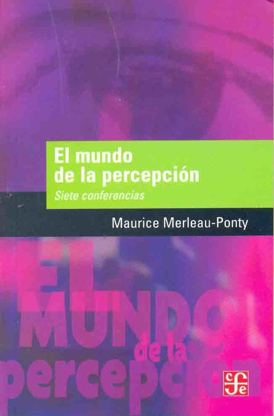  MUNDO DE LA PERCEPCION  EL
