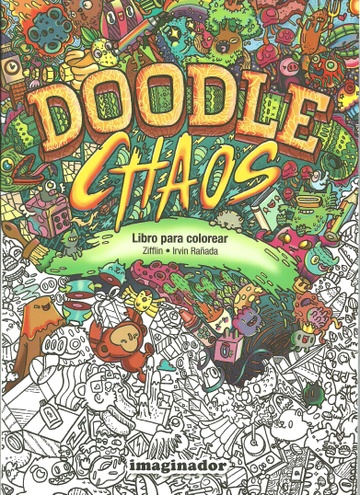 Papel Doodle Chaos Libro Para Colorear