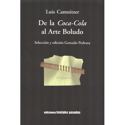  DE LA COCA-COLA AL ARTE BOLUDO