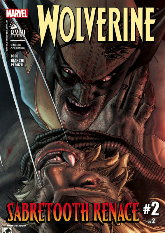 Papel WOLVERINE SABRETOOTH RENACE N°2