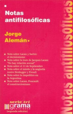  NOTAS ANTIFILOSOFICAS