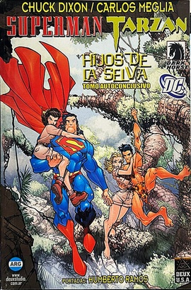 Papel SUPERMAN TARZAN HIJOS DE LA SELVA TOMO AUTOCONCLUSIVO
