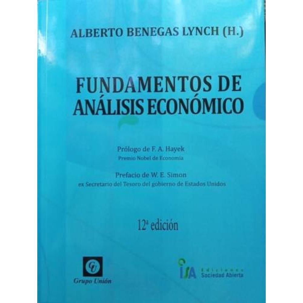 Papel Fundamentos De Analisis Economico - Alberto Benegas Lynch (H