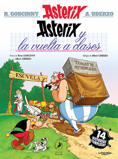 Papel Asterix Y La Vuelta A Clases