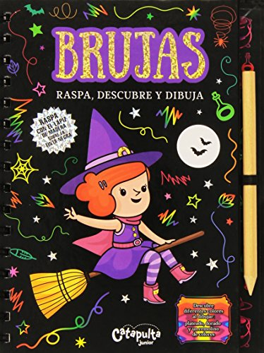 Papel Brujas Raspa Descubre Y Dibuja