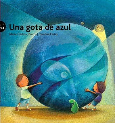 Papel Una Gota De Azul