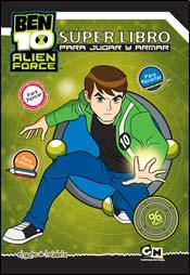 Papel BEN 10 ALIEN FORCE SÚPER LIBRO PARA JUGAR Y ARMAR