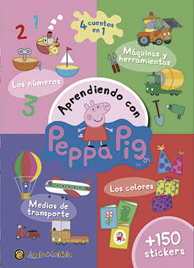 Papel Aprendiendo Con Peppa Pig  Los Numeros Medios De Transpote L
