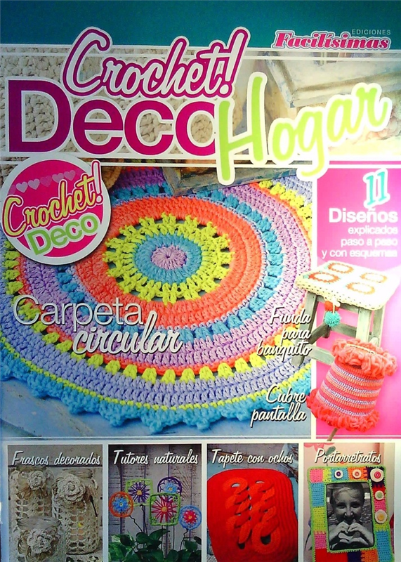 Papel CROCHET DECO HOGAR CARPETA CIRCULAR