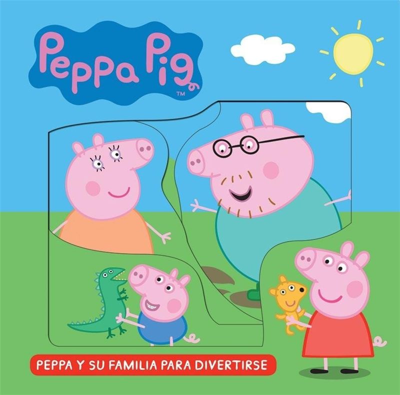 Papel PEPPA PIG, PEPPA Y SU FAMILIA PARA DIVERTIRSE