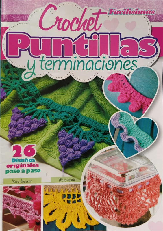 Papel CROCHET PUNTILLAS Y TERMINACIONES