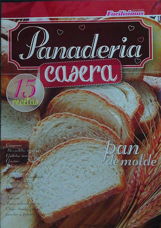 Papel PANADERIA CASERA 15 RECETAS