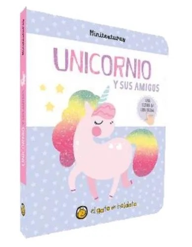 Papel Unicornio Y Sus Amigos  Minitexturas