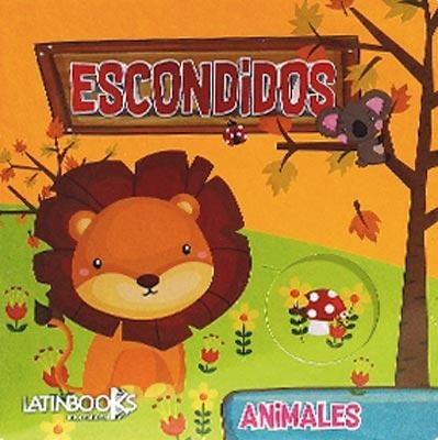 Papel Escondidos Animales Naranja