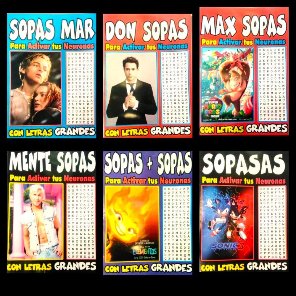 Papel SOPAS CHICAS SURTIDO MEIS 34 PAGINAS