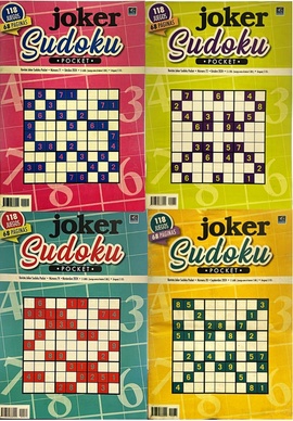 Papel JOKER SUDOKU POCKET SURTIDOS